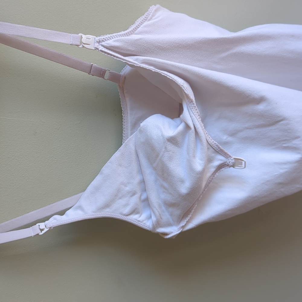 Paisley Sky. White Maternity | Nursing TankTop. Size Medium. - Picture 6 of 6